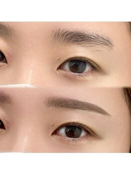 チルアンドアイ 千葉駅前店(Chill&Eye)/美眉スタイリング/BeforeAfter