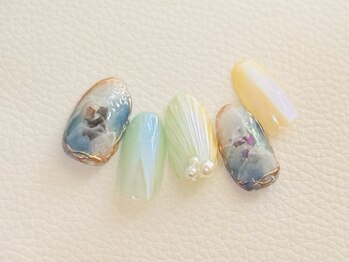 ビューティーサロン ハル(beauty salon haru)/【クラックブルー】