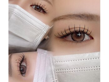 リボン 仙台のまつ毛屋さん(Ribbon)/タレ目風マツエクデザイン