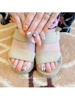 フット ハンド夏デザイン