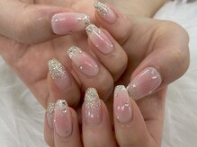 ディーネイル 池袋(D-nail)/【山崎】ガラスフレンチ