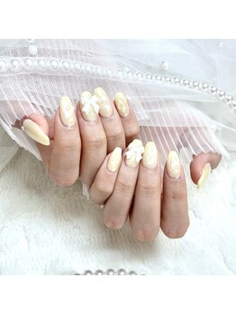 バターネイル♪春ネイル