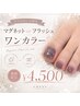 フット【オフのない方限定】マグネットorフラッシュワンカラー¥5800→¥4500