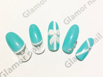 グラマーネイル(Glamor nail)/★定額¥8800!★オススメ3Dリボン