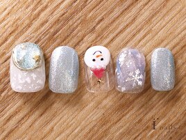 雪だるまネイル[吉祥寺]