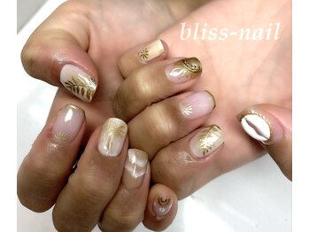 ブリスネイル(bliss-nail)/手書きアート