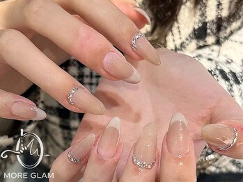 モアグラム 池袋東口店(More Glam)/シンプルフレンチ持ち込み