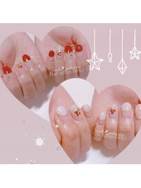 クリスマスネイル