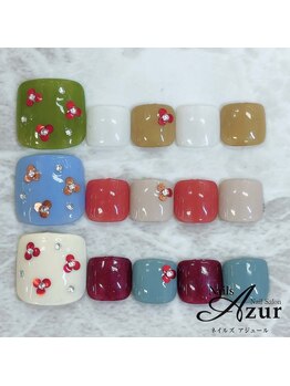 ネイルズアジュール アピタ新潟西店(Nailz Azur)/フット　定額デザインBコース