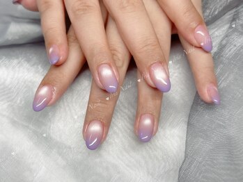 アイリスネイル 大塚(Iris Nail)/マグネット+カラーフレンチ