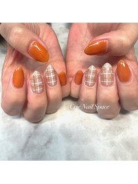 チェックネイル