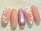 マグネット 桜ネイル 春ネイル