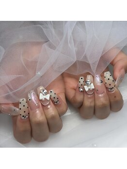 サランネイル(sarang nail.)/フルアート長さだし10本