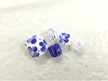 ネイルサロン ジュネイル(NAIL SALON JUNAIL)/陶器風 FOOT