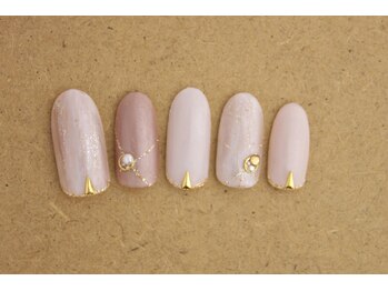 ネイルサロン ブランロール 白金店(Nail Salon Blanl'or)/ベージュ×ニュアンス♪