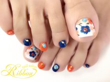 ネイルサロンリボン(Ribbon)/フットシンプル
