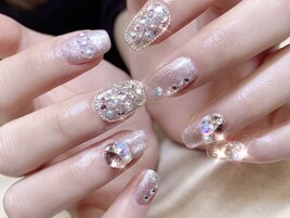 キラキラビジューネイル☆