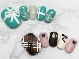 3月フットネイル￥8800