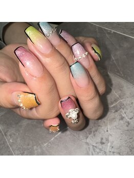 チャイ 大阪上本町店(chai)/カラフルネイル