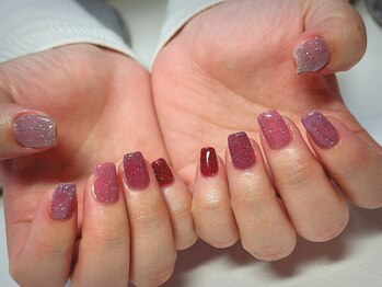 ネイルサロン デンティ(Dentty)/春色☆フラッシュネイル