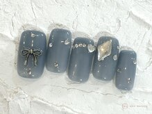 ネイルメゾン 池袋店(NAIL MAISON)/うるうるワンホンリボン¥10550