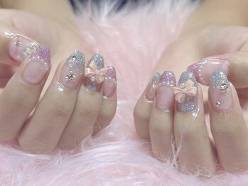 アイ アンド ネイル ドル(Dollar)/きらきらリボン！！