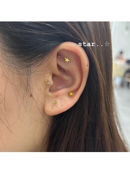 キルナリビング(kiruna living)/耳ツボジュエリー(片耳7粒)