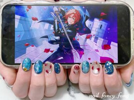 モチーフネイル　推しネイル