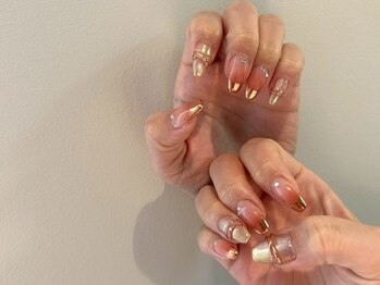 シベル(Ci belle)/メタリックネイル/春ネイル