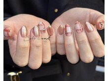 タスメット(+met)/～大人可愛いチェックネイル♪～