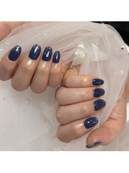 冬に人気の先ラメ