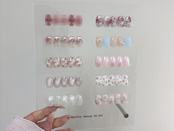 アワーズネイルオオサカ(ours nail osaka)/4月 monthly design