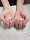 レオパードフレンチネイル