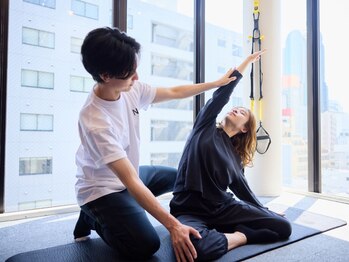 クイック美容整体 サロンエヌ(Quick 美容整体 salon N)の写真/《マンツーマン/マットピラティス》姿勢改善や身体の機能向上を叶える★運動初心者でもしなやかな身体に！