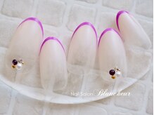 ネイルサロン ブランシュール(Nail Salon Blancheur)/乳白色スキニーフレンチネイル