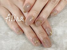 エリナネイルサロン池袋(Alina Nail Salon)/定額ミラーアートデザイン