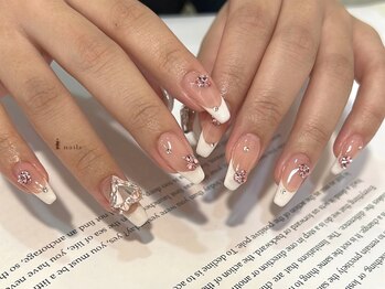 アイネイルズ 四条河原町店(I-nails)/ガーリーハートフレンチネイル
