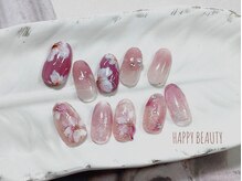 ハッピービューティー(Happy Beauty)/桜ネイル