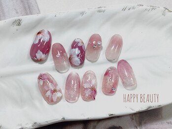 ハッピービューティー(Happy Beauty)/桜ネイル