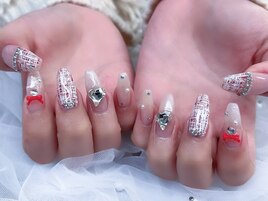 ツイードネイル♪