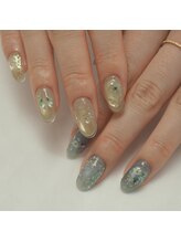 ｋｕｕｋｉ ｎａｉｌ【クウキネイル】透明感/ショートネイル/ニュアンス/kuuki流オーダーメイドプラン