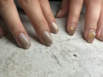 アムネイル(am.nail)/ジェルネイル 6本アート