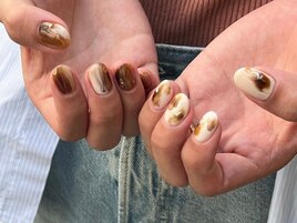 秋ネイル/ニュアンス