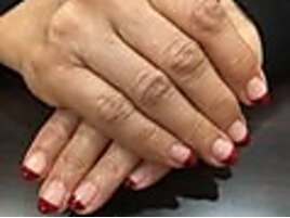 フラットフレンチネイル