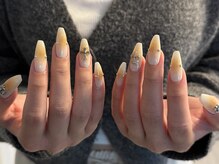 ネイルアウルビューティー(NAIL Aulu'b Beauty)/cheek × chrome