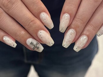 ネイルメゾン 梅田(NAIL MAISON)の写真/★HAND★60分フリーデザインコース¥80500♪シンプル系持ち込みデザインも対応♪[梅田]
