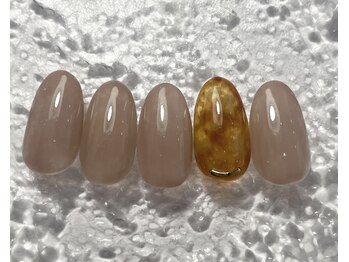 ミュウネイル(miu_nail)/べっこう×ブラウン