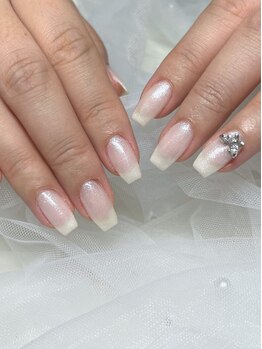 ナナネイル(7.Nail)/ホワイトラメネイル
