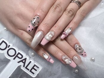 ドパルネイル 上野(DOPALE.Nail)/チップ長さ出し持ち込みデザイン