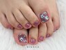 Foot【初回オフ無料◎】ワンカラー+親指Art ¥5800~/再来¥6800~